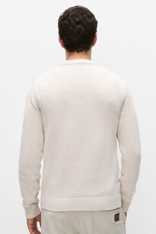 Dobber Lanegan crew neck stickade tröjor herr – bild 2
