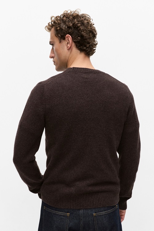 Bläck Lewis mouline sweater stickade tröjor herr – bild 2