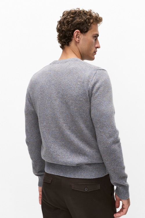 Bläck Lewis mouline sweater stickade tröjor herr – bild 2