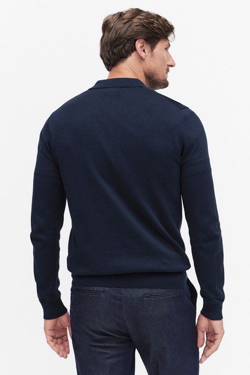 Bläck Menton polo shirt pikéer herr – bild 2
