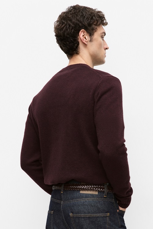 Bläck Russel wool sweater stickade tröjor herr – bild 2