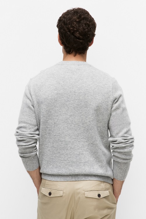 Bläck Russel wool sweater stickade tröjor herr – bild 2