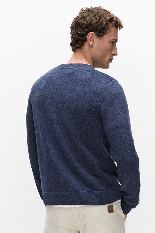 Dobber Samuel crew neck stickade tröjor herr – bild 2