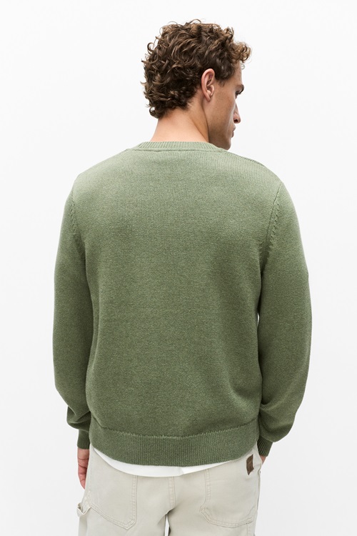 Dobber Samuel crew neck stickade tröjor herr – bild 2