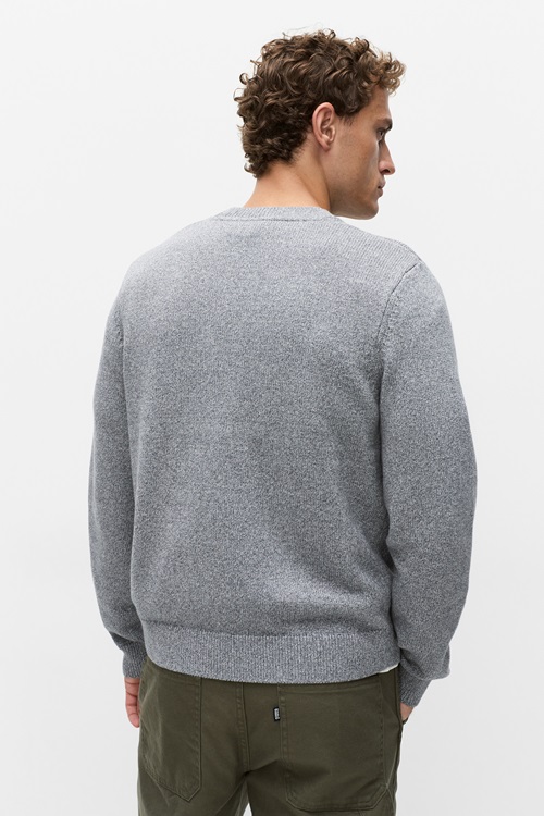 Dobber Samuel crew neck stickade tröjor herr – bild 2