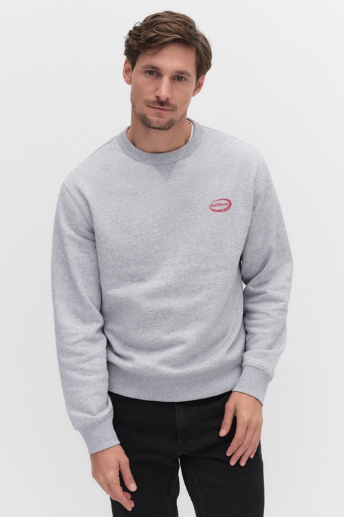 Dobber Alan sweatshirt i mjuk bomullsjersey