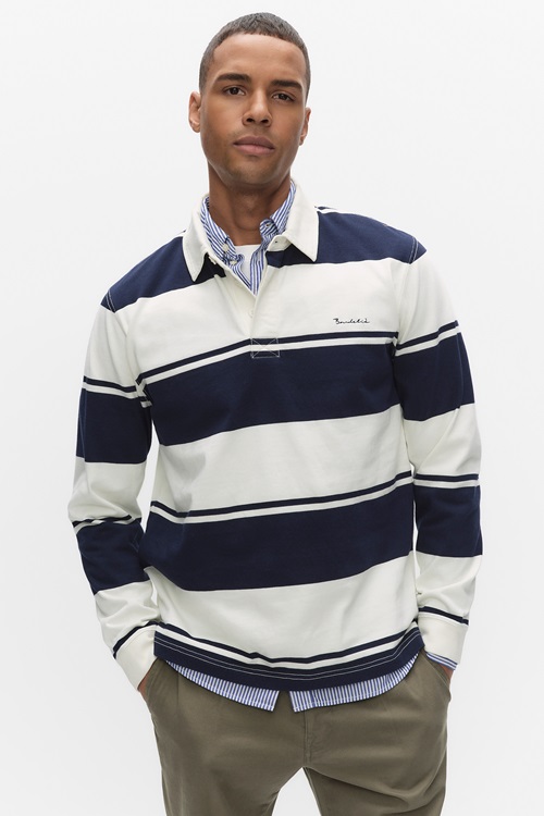 Bondelid Parker Rugger Sweatshirts & Hoodies Green Stripe Herr S MQ Marqet 1