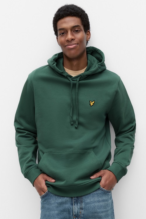 Lyle & Scott – hoodie i mjuk bomullsblandning