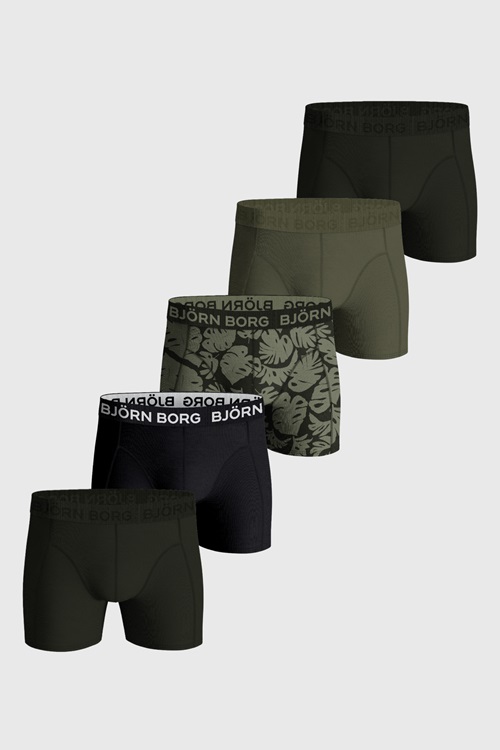 Björn Borg Cotton Stretch Boxers 5-pack boxershorts herr – bild 3