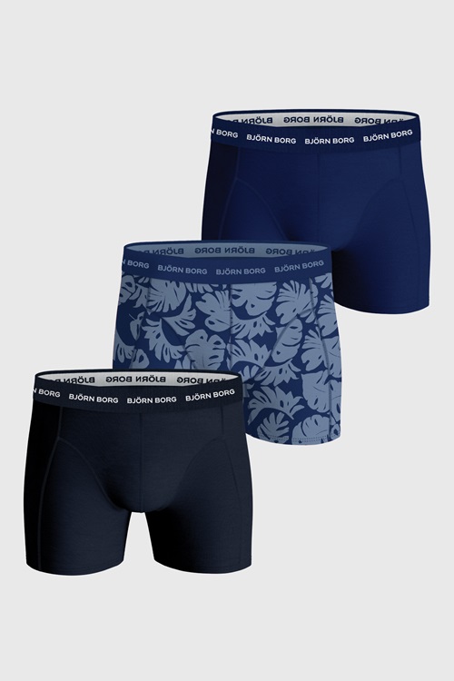 Björn Borg Boxershorts 3-Pack Blå Mörkblå Storlek herr – bild 2