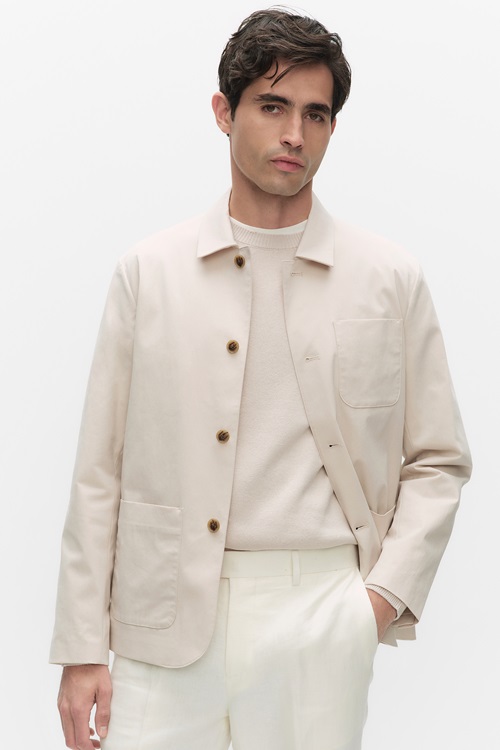 Armand overshirt med vattenavvisande finish – Bläck